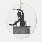 クラシック音楽のコンダクター-ヴィンテージMahler セラミックオーナメント (左)