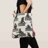 クラシック音楽のコンダクター-ヴィンテージMahler トートバッグ (クローズアップ)