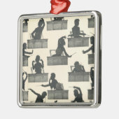 クラシック音楽のコンダクター-ヴィンテージMahler メタルオーナメント (左)