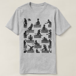 クラシック音楽のコンダクター-ヴィンテージMahler Tシャツ