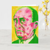 クラシック音楽の挨拶状- Schoenberg カード (黄色い花)