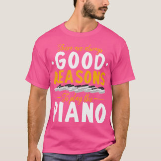 クラシック音楽ピアニストミュージシャンピアノキーボードフウ Tシャツ