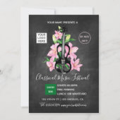 クラシック音楽フェスティバルシャルボード招待 招待状 (正面)