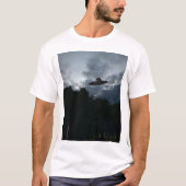 クラシック飛んでいるソーサーTシャツ Tシャツ (正面)