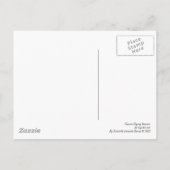 クラシック飛んでいる皿 ポストカード (裏面)