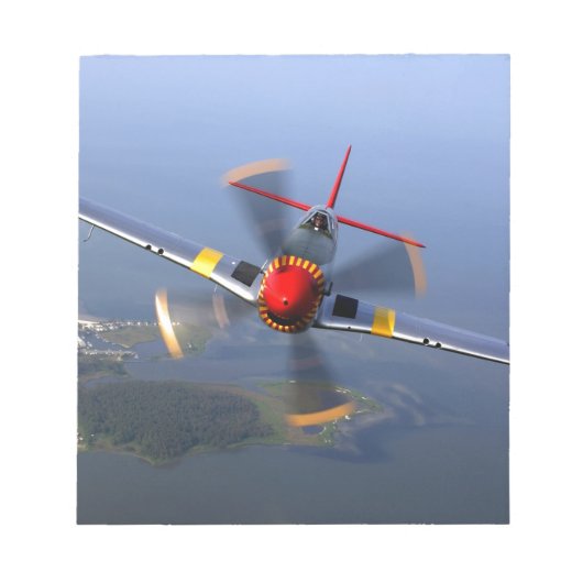 クラシック飛行機 ノートパッド (正面)