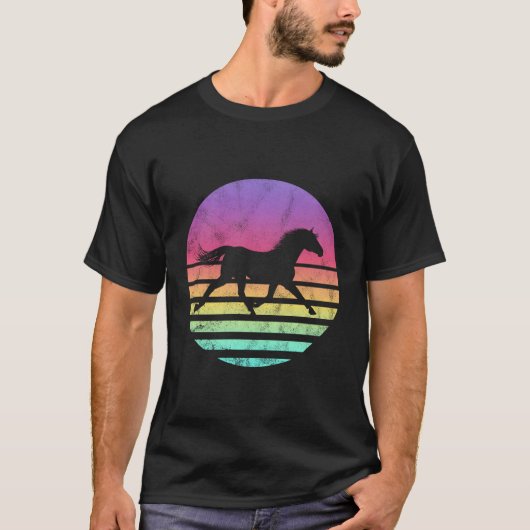 クラシック馬ギフトグラフィック Tシャツ (正面)