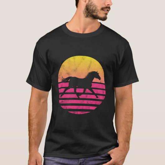 クラシック馬ギフト Tシャツ (正面)