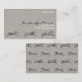 クラシック馬術 名刺 (正面/裏面)