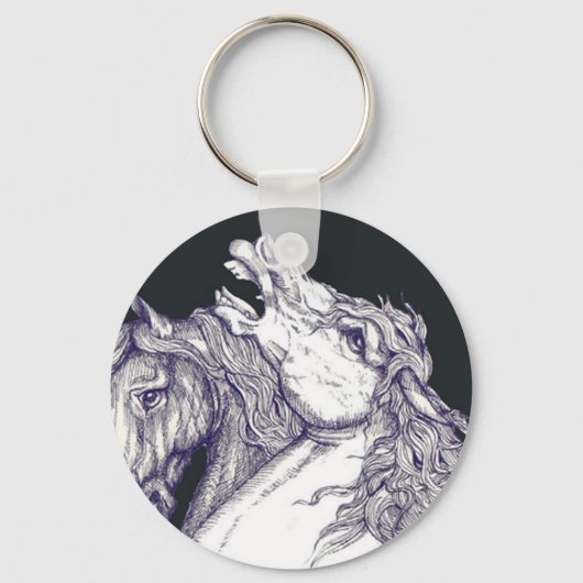 クラシック馬 キーホルダー (正面)
