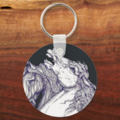 クラシック馬 キーホルダー (正面)