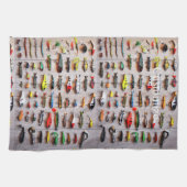 クラシック魚釣りルスサンダー_コーブ キッチンタオル (横)