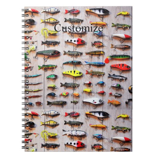 クラシック魚釣りルスサンダー_コーブ ノートブック (正面)