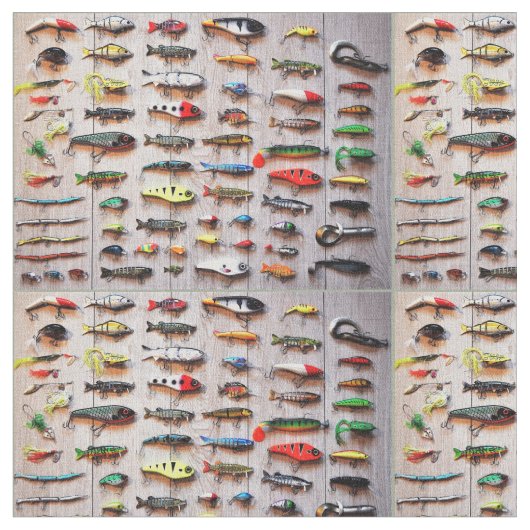 クラシック魚釣りルスサンダー_コーブ ファブリック (クローズアップ)