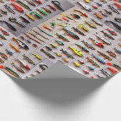 クラシック魚釣りルスサンダー_コーブ ラッピングペーパー (角)