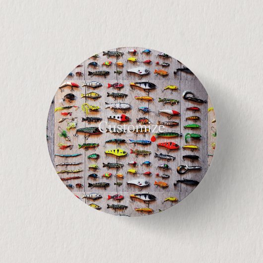 クラシック魚釣りルスサンダー_コーブ 缶バッジ (正面)