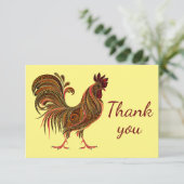 クラシック鶏のファームありがとう サンキューカード (スタンド正面)