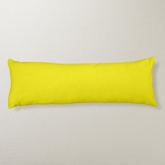 クラシック黄色と白トリム抱き枕 ボディピロー (裏面)