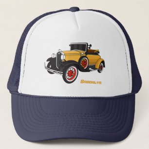 クラシック黄色の車1931 キャップ