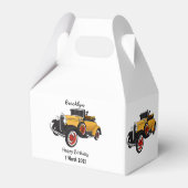 クラシック黄色の車1931 フェイバーボックス (裏面サイド)