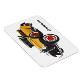 クラシック黄色の車1931 マグネット (右側)