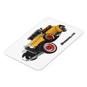 クラシック黄色の車1931 マグネット (左側)