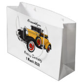 クラシック黄色の車1931 ラージペーパーバッグ (裏面アングル)