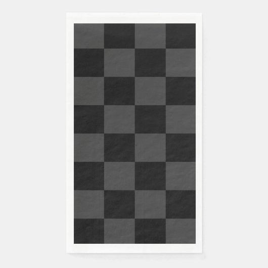 クラシック黒とモダンスモーキーの黒チェッカーボード (正面)