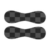 クラシック黒とモダンスモーキーの黒チェッカーボード 野球ボール (パネル)