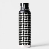 クラシック黒パタ千鳥格子のーン ウォーターボトル (左面)