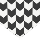 クラシック黒パタ千鳥格子のーン ショートテーブルランナー (コーナー)