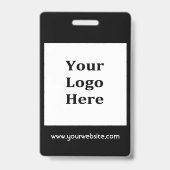 クラシック黒写真社員 バッジ (裏面)