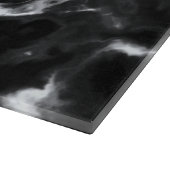 クラシック黒大理石パターングレー白カスタムの大理石 カッティングボード (角)