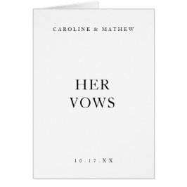 クラシック黒白の結婚誓願