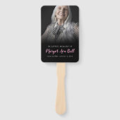 クラシック黒葬祭メモリアルハンドファン ハンドファン (正面)