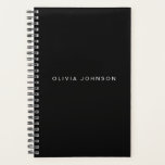 クラシック黒 | スパイラルウィークリー/月次プランナー プランナー手帳<br><div class="desc">この名前をカスタムするにクラシックを追加する黒いスパイラルweekly\monthlyプランナー様々なプロジェクトに最適で保す。</div>