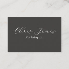 クラシック黒 名刺