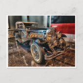 クラシック1929年ヴィンテージオールドスターアンティークhdrカー ポストカード (正面)