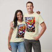 クラシック1940のスピード漫画Tシャツ Tシャツ (ユニセックス)