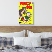 クラシック1940のPudgy Pig Canvas Print キャンバスプリント (インサイチュ (寝室))
