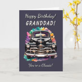 クラシック1940カーグランドダッドあなたはのクラシック誕生日 カード (黄色い花)