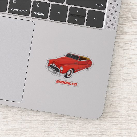 クラシック1948年自動車 シール (詳細)