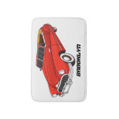 クラシック1948年自動車 バスマット (正面縦)