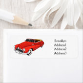 クラシック1948年自動車 ラベル (インサイチュ)