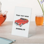 クラシック1948年自動車 台座サイン (インサイチュ)