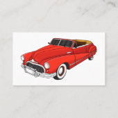 クラシック1948年自動車 名刺 (裏面)