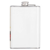 クラシック1950sヴィンテージピンアップガールウォールアート フラスク (裏面)