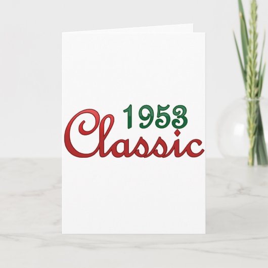 クラシック1953 カード (正面)