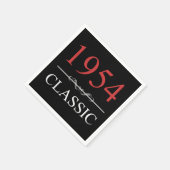 クラシック1954 70番目の誕生日 スタンダードカクテルナプキン (角)