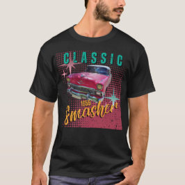 クラシック1955スマーシャクールヴィンテージカーデザイン Tシャツ